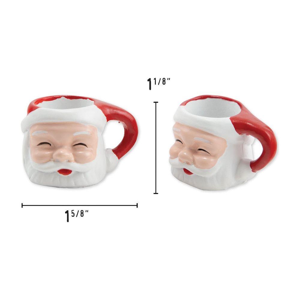 Tim Holtz idea-ology 2024 Christmas Santa Mug th94419 product size