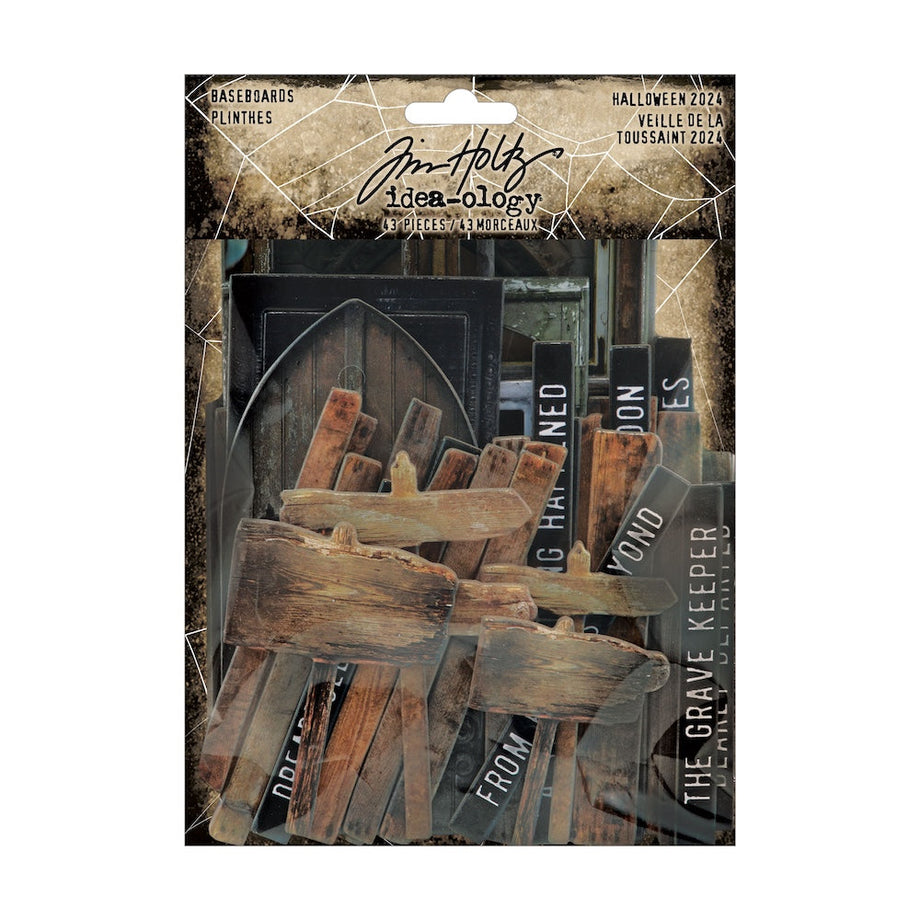 Tim Holtz idea-ology 2024 Halloween Baseboards th94390 – Simon