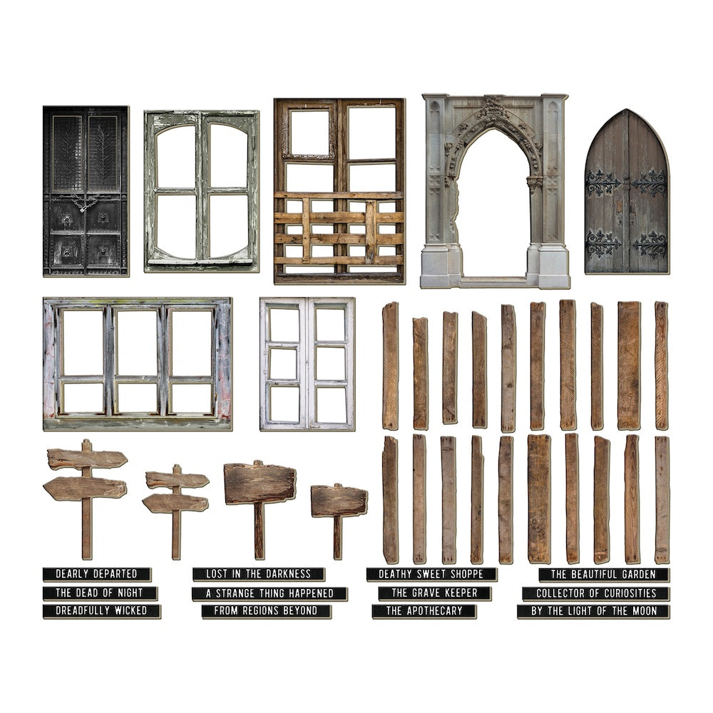 Tim Holtz idea-ology 2024 Halloween Baseboards th94390