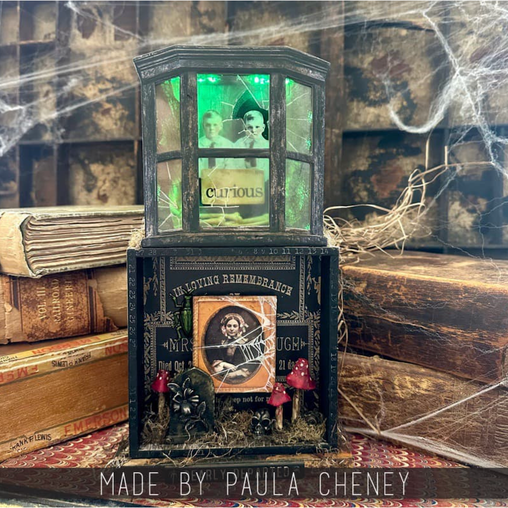 Tim Holtz idea-ology 2024 Halloween Boneyard th94391 glowing