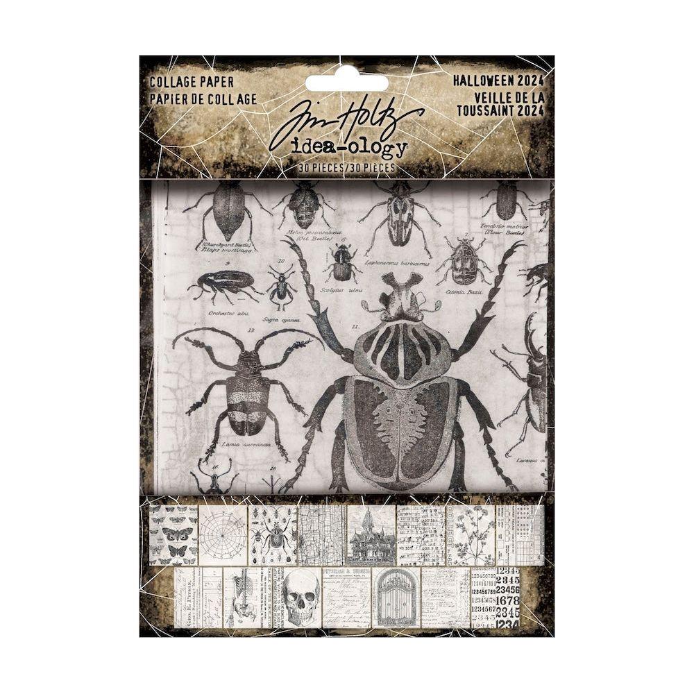 Tim Holtz idea-ology 2024 Halloween Collage Paper th94393