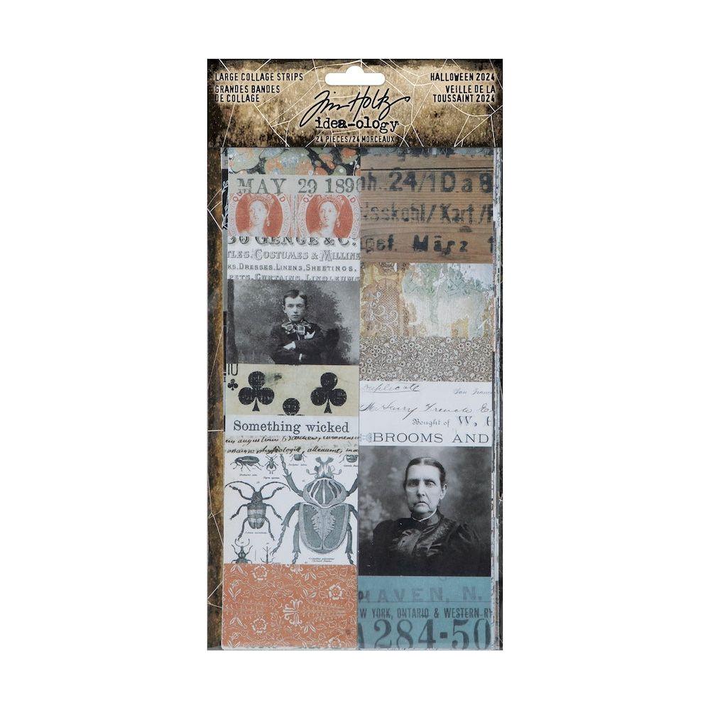 Tim Holtz idea-ology 2024 Halloween Collage Strips Large th94394