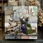 Tim Holtz idea-ology 2024 Halloween Collage Strips Large th94394 paula | color-code:ALT01