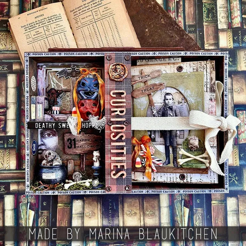 Tim Holtz idea-ology 2024 Halloween Mini Skulls th94401