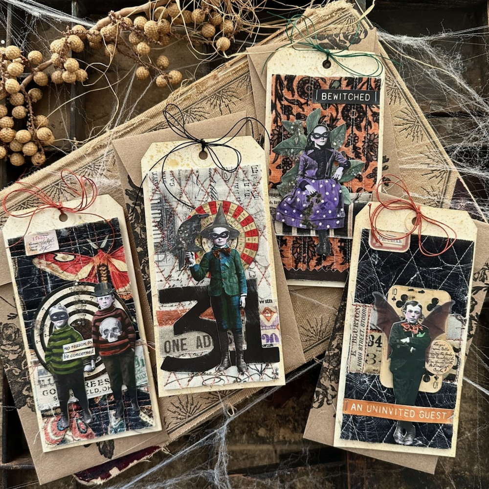 Tim Holtz idea-ology 2024 Halloween Transparencies th94404 tags | color-code:ALT02