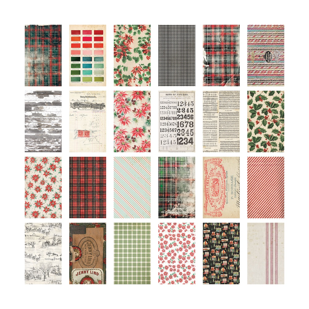 Tim Holtz idea-ology 2025 Christmas Backdrops th94443 front