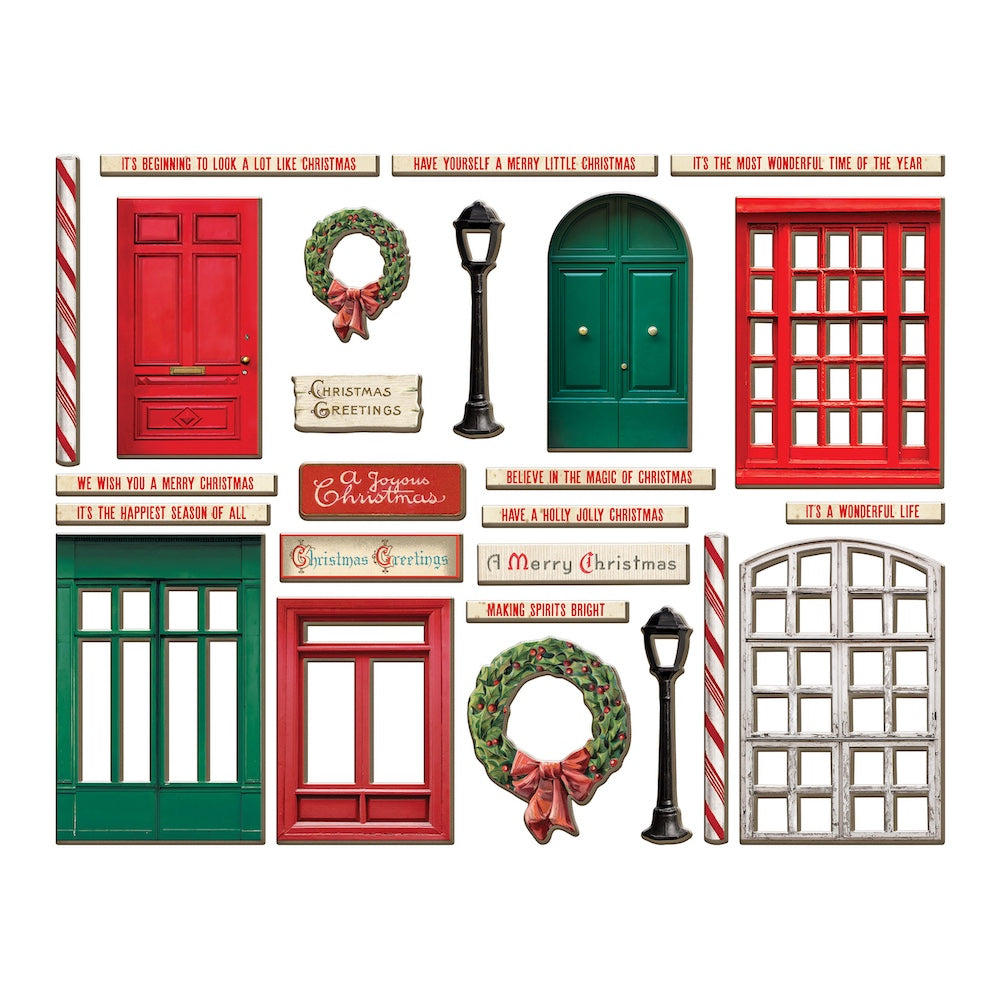 Tim Holtz idea-ology 2025 Christmas Baseboards th94444 product
