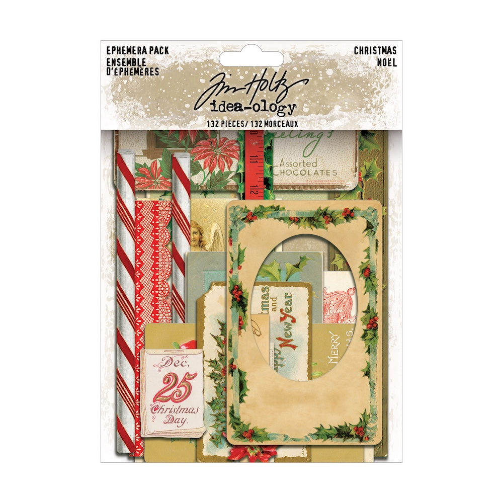 Tim Holtz idea-ology 2025 Christmas Ephemera th94447