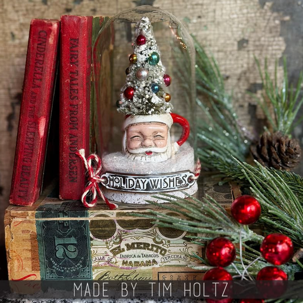 Tim Holtz idea-ology 2025 Christmas Word Plaques and Tags th94446 wishes