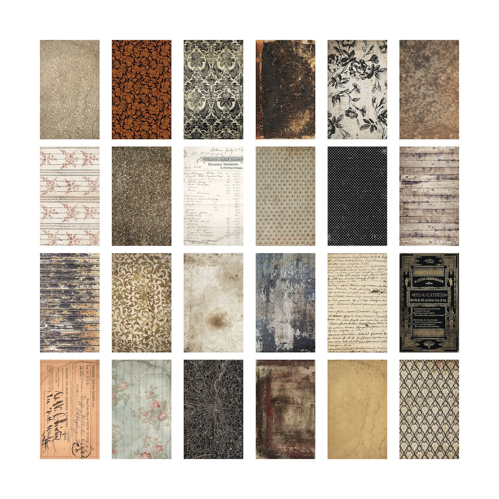 Tim Holtz idea-ology 2025 Halloween Backdrops th94433 back