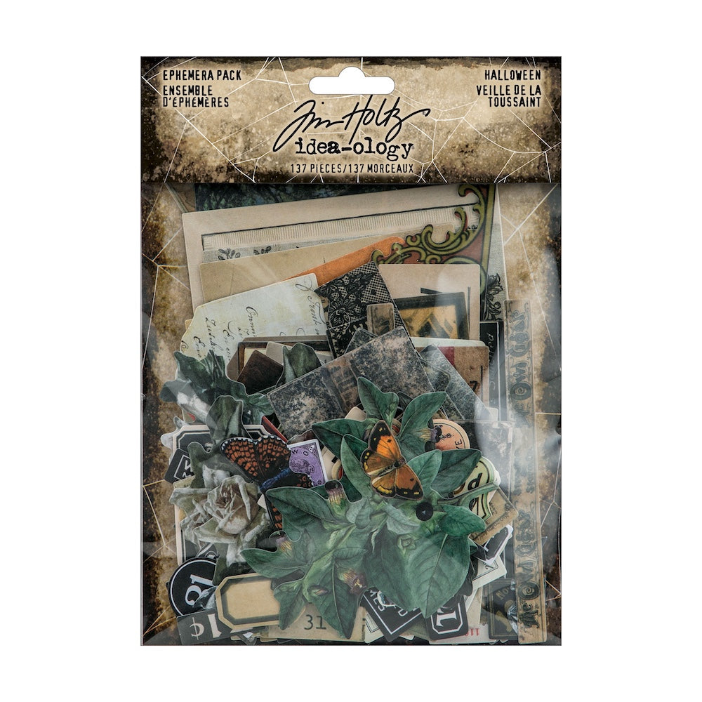 Tim Holtz idea-ology 2025 Halloween Ephemera Pack th94435