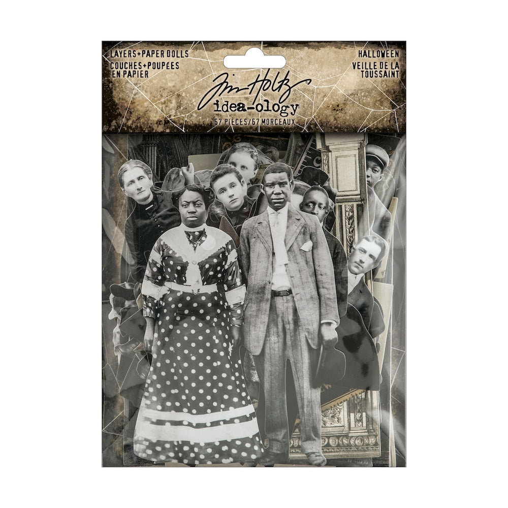 Tim Holtz idea-ology 2025 Halloween Layers and Paper Dolls th94441