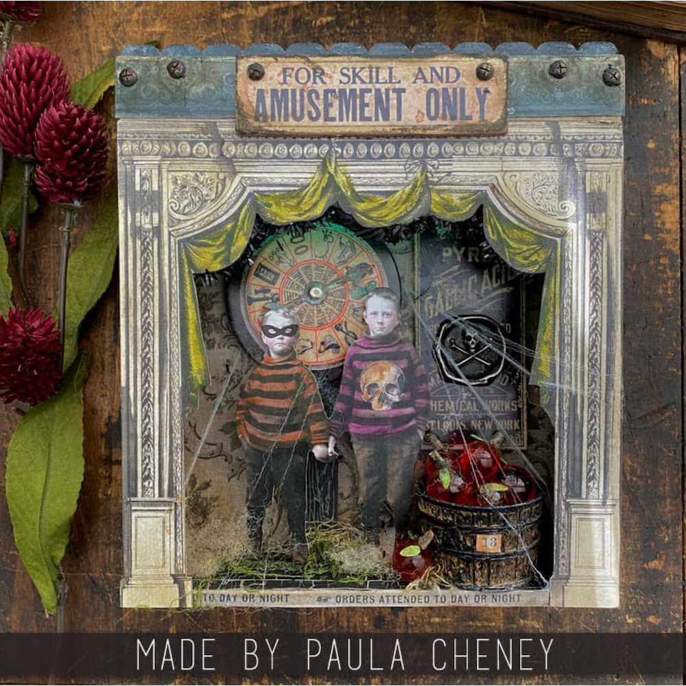 Tim Holtz idea-ology 2025 Halloween Layers and Paper Dolls th94441 boys