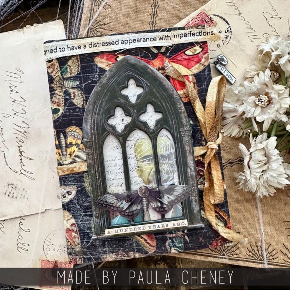 Tim Holtz idea-ology 2025 Halloween Layers and Paper Dolls th94441 moth