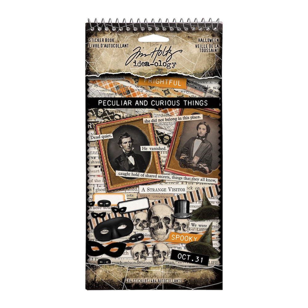 Tim Holtz idea-ology 2025 Halloween Sticker Book th94442