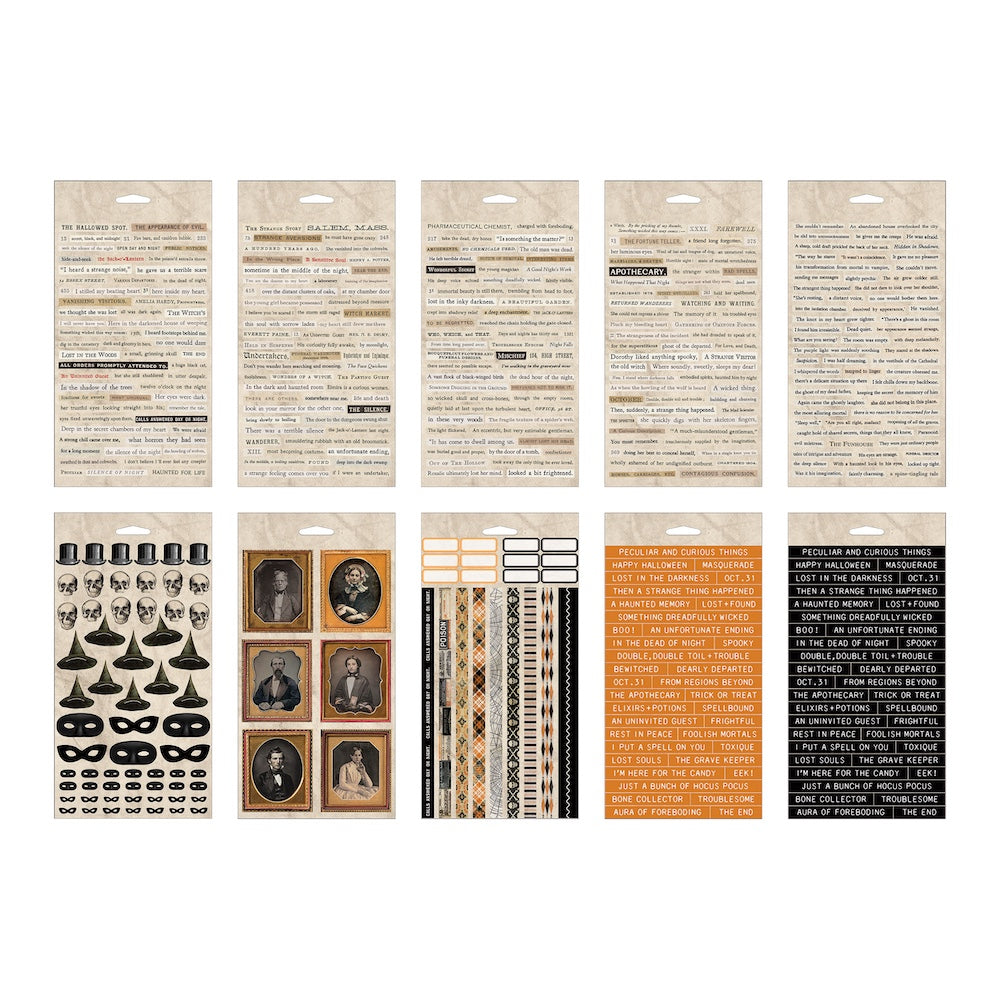 Tim Holtz idea-ology 2025 Halloween Sticker Book th94442 product