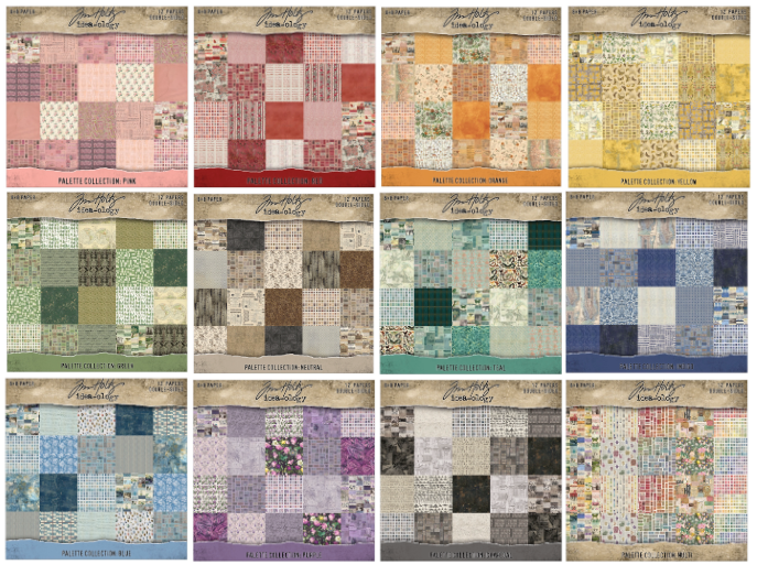 Tim Holtz idea-ology 2026 8 x 8 Palette Paper Collection I Want It All Bundle