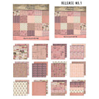 Tim Holtz idea-ology 8 x 8 Palette Paper Collection January 2026 I Want It All Bundle pink