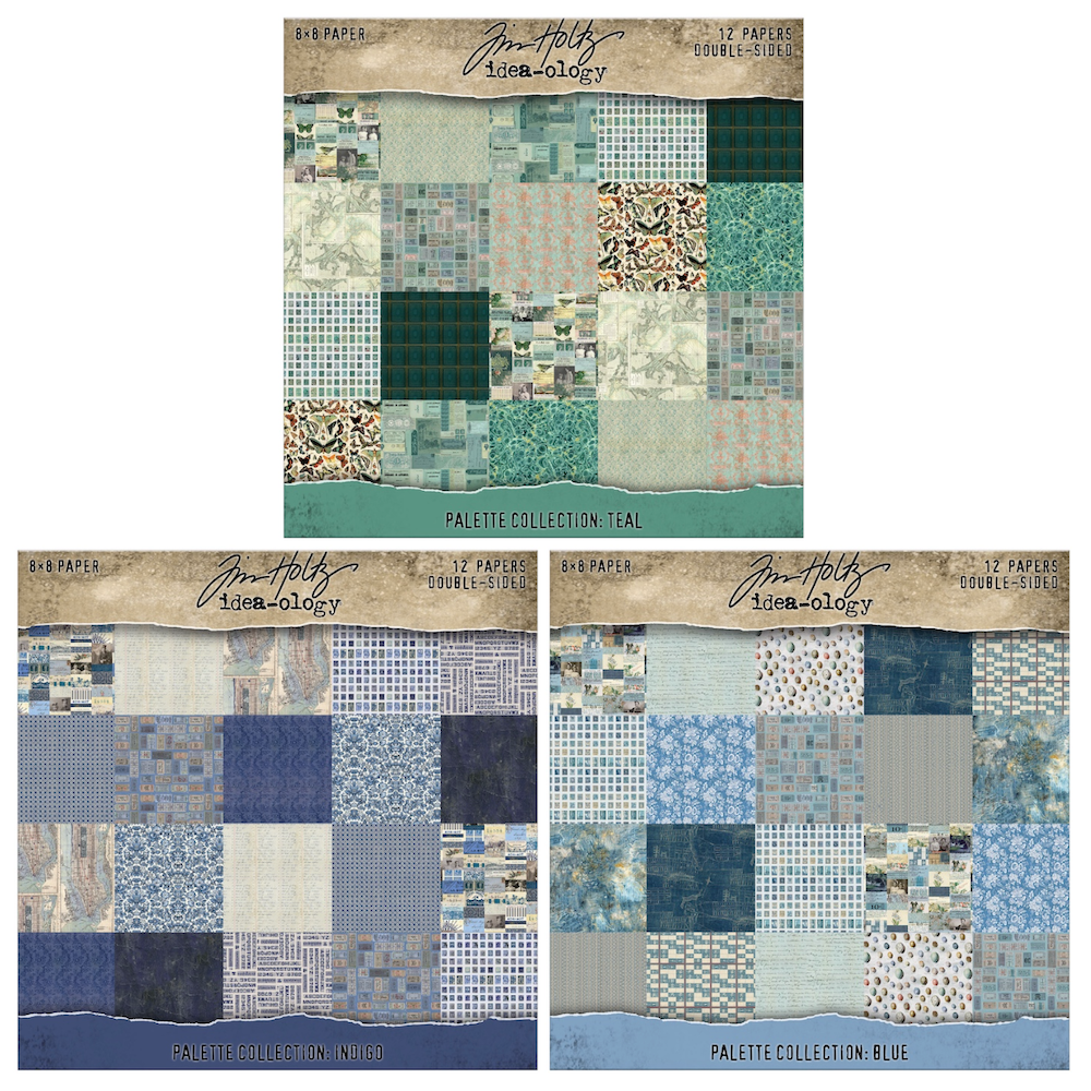Tim Holtz idea-ology 8 x 8 Palette Paper Collection May 2026 I Want It All Bundle