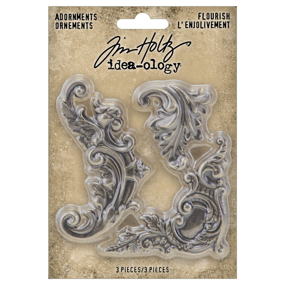 Tim Holtz idea-ology Adornments Flourish th94231
