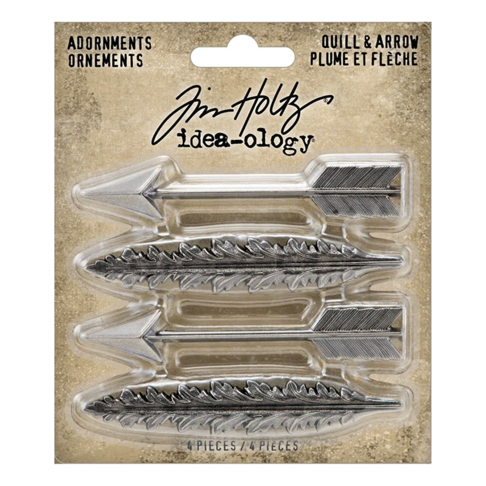 Tim Holtz idea-ology Adornments Quill and Arrow th94220