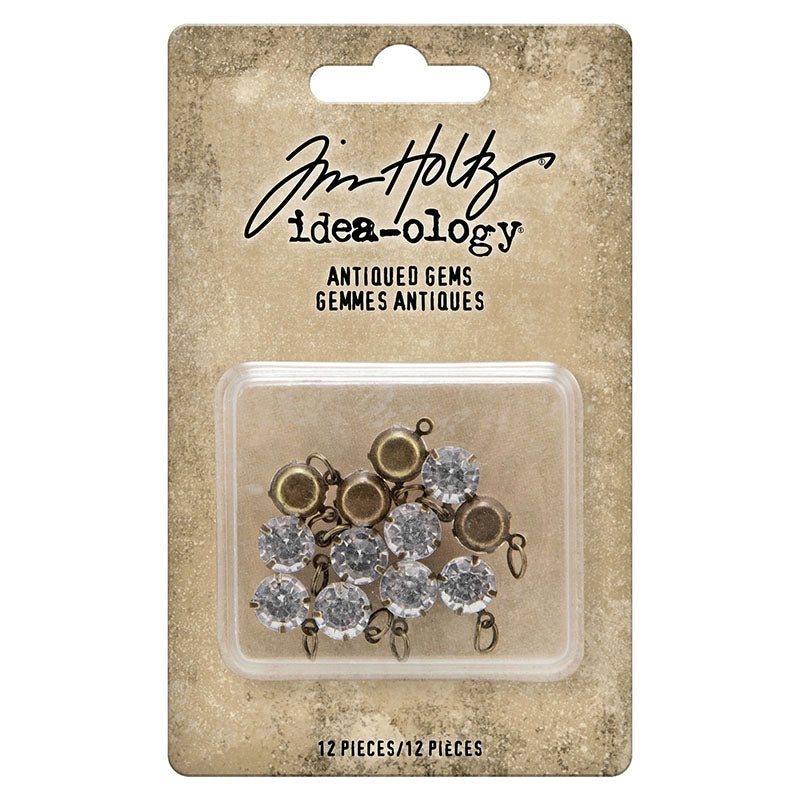 Tim Holtz idea-ology Antiqued Gems Embellishments th94033