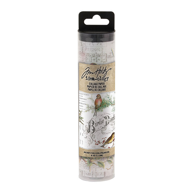 Tim Holtz idea-ology Aviary Collage Paper th93706