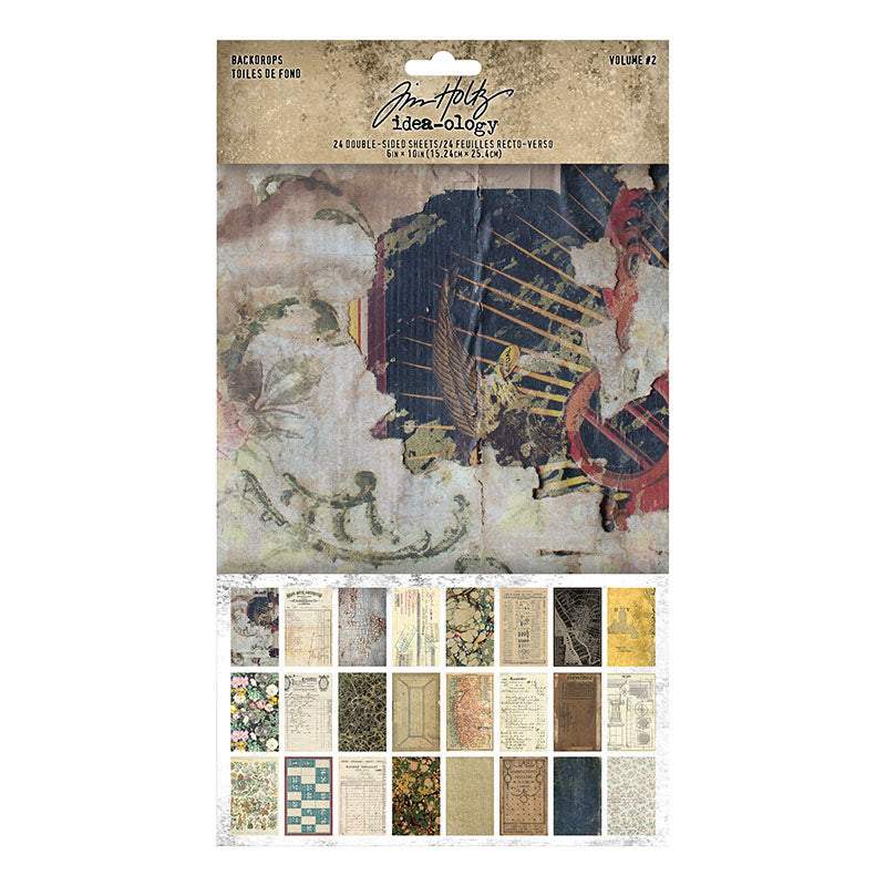 Tim Holtz idea-ology BACKDROPS VOLUME 2 th94118