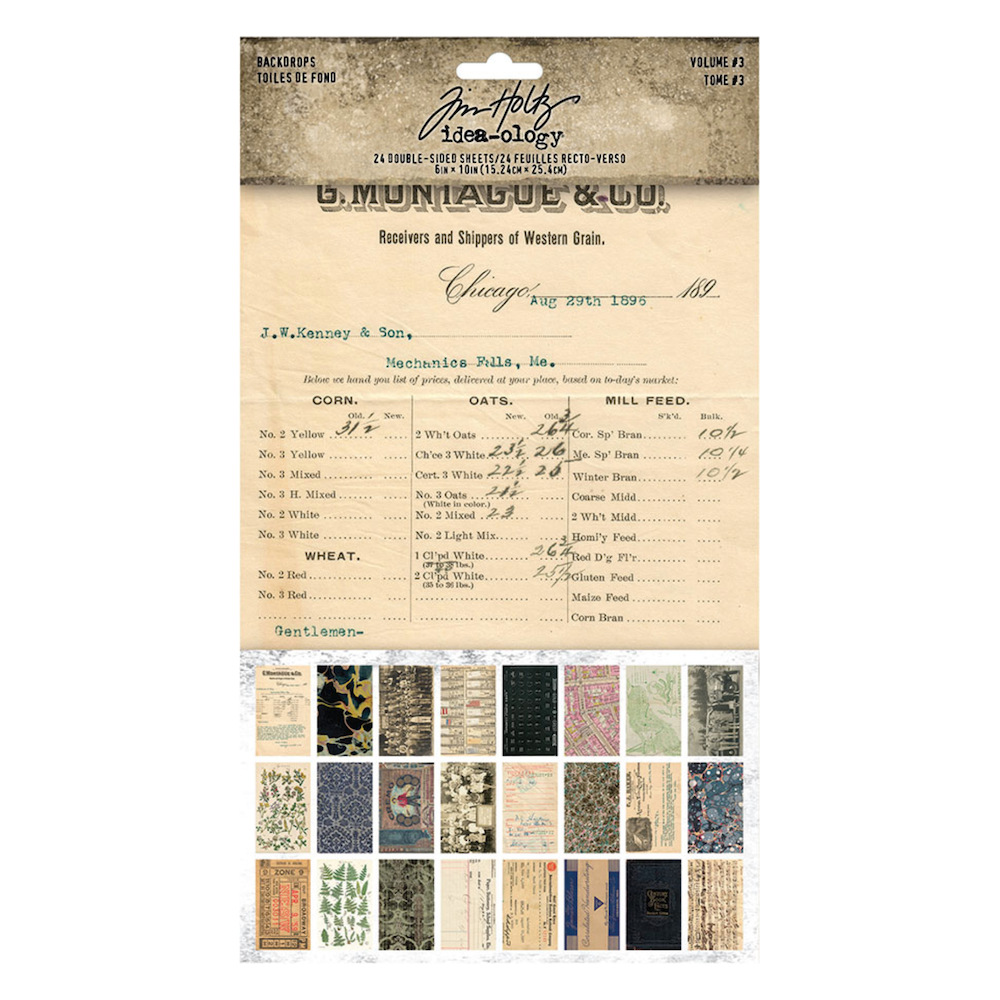 Tim Holtz idea-ology BACKDROPS VOLUME 3 th94247