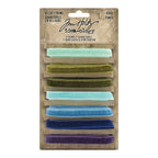 Tim Holtz idea-ology COOL Velvet Trims th94113