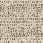 Tim Holtz idea-ology Charcoal 12 x 12 Palette Paper Collection th94465 letters