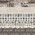 Tim Holtz idea-ology Charcoal 12 x 12 Palette Paper Collection th94465 sample