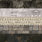 Tim Holtz idea-ology Charcoal 8 x 8 Palette Paper Collection th94479 sample sample 2