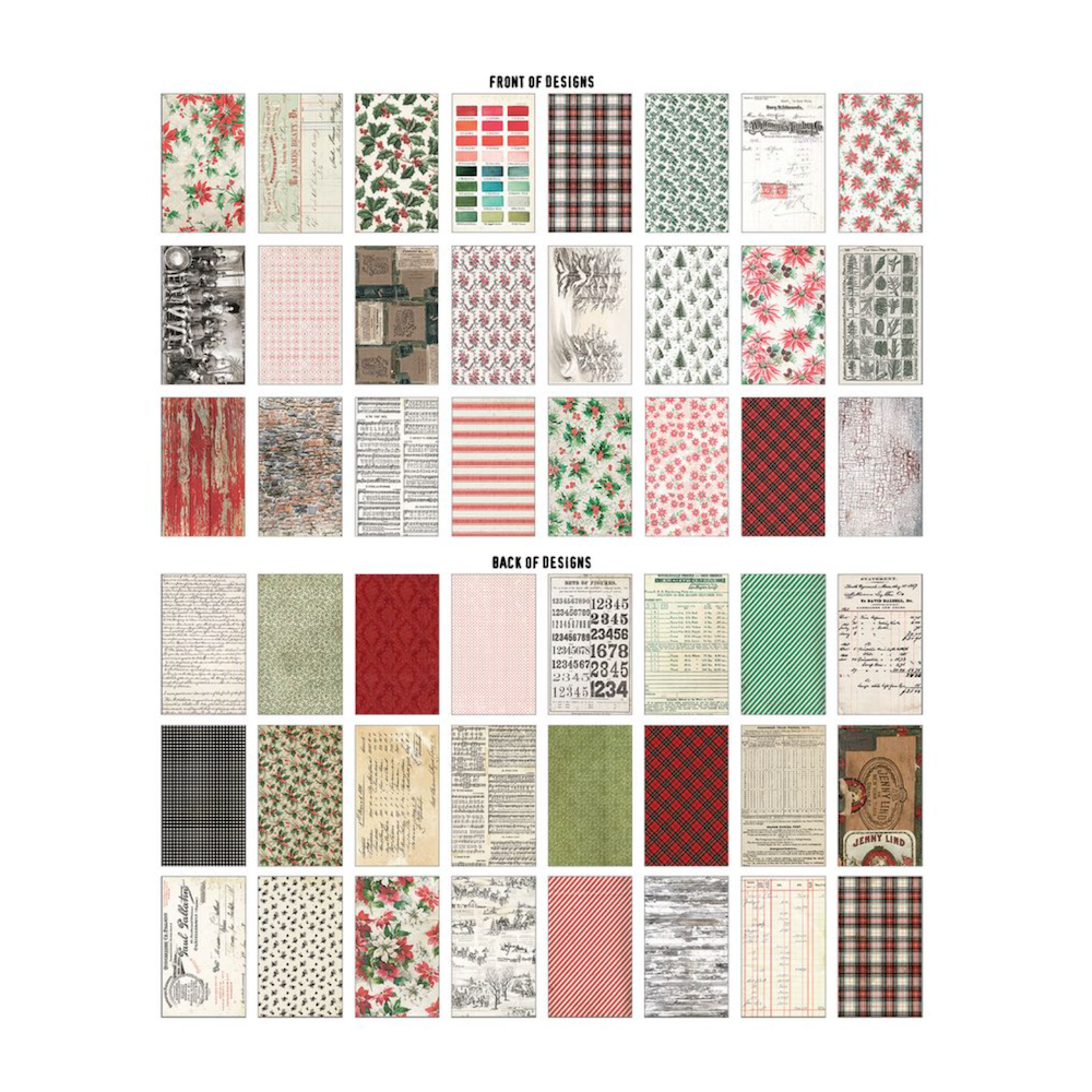 Tim Holtz idea-ology Christmas 2026 Backdrops th94488 product