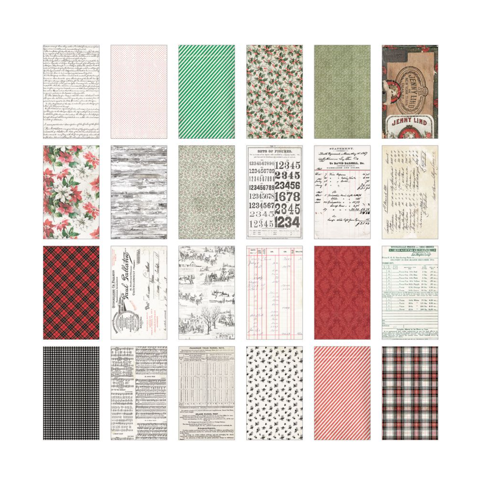 Tim Holtz idea-ology Christmas 2026 Backdrops th94488 product back