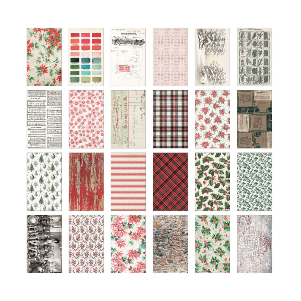 Tim Holtz idea-ology Christmas 2026 Backdrops th94488 product front