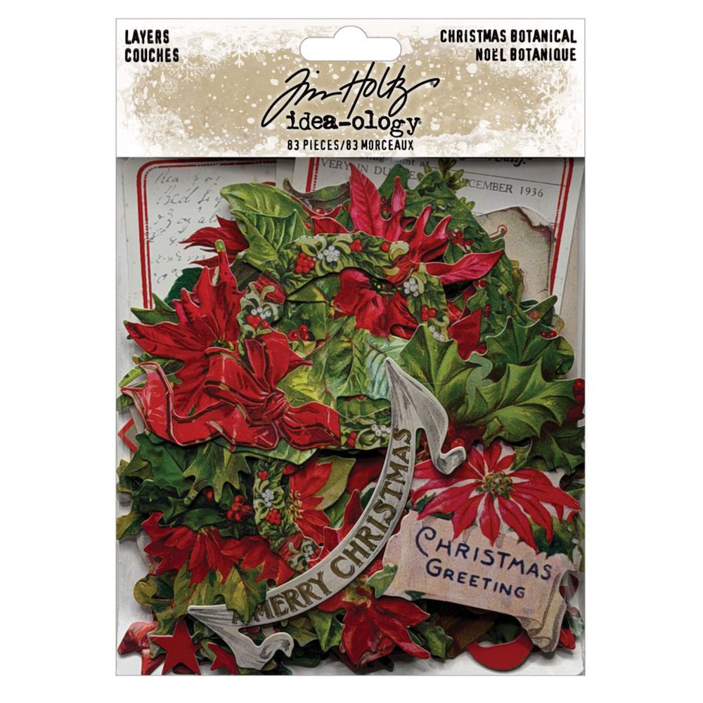 Tim Holtz idea-ology Christmas 2026 Layers Botanical th94495