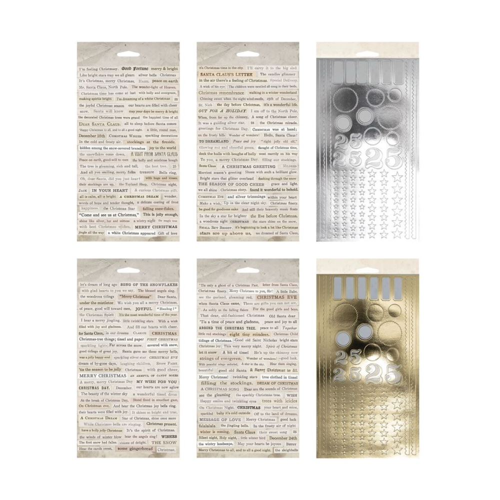 Tim Holtz idea-ology Christmas 2026 Sticker Book Traditional th94503 product pages