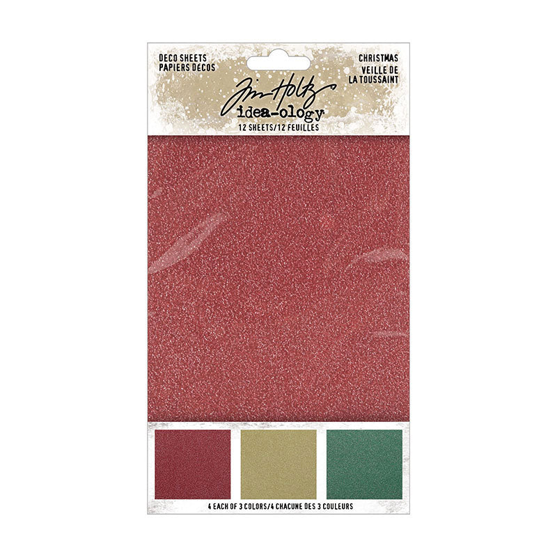 Tim Holtz idea-ology Christmas Deco Sheets th94283