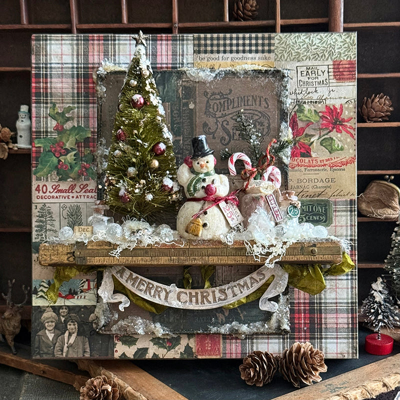Tim Holtz idea-ology Christmas Salvaged Figures Large th94361 holiday |color-code:ALT03