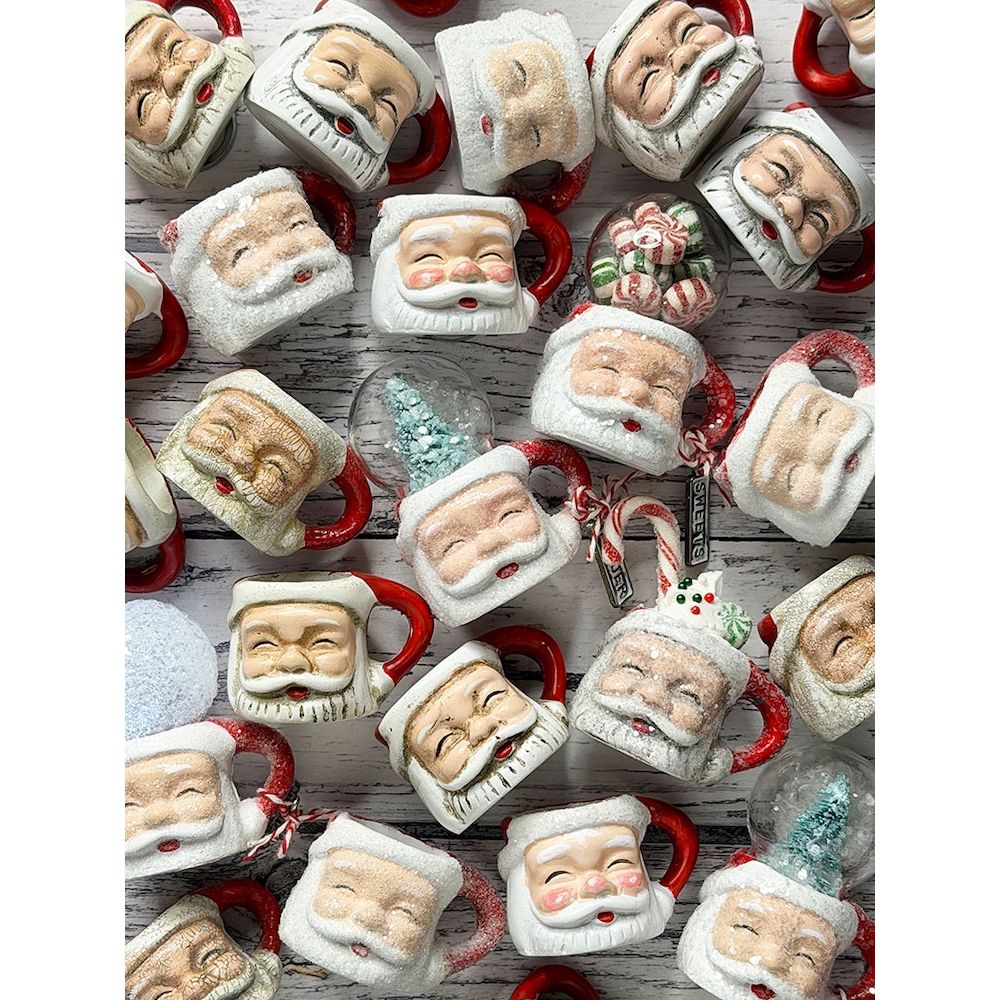 Tim Holtz idea-ology Christmas Santa Mug th94419 tim mugs | color-code:ALT01