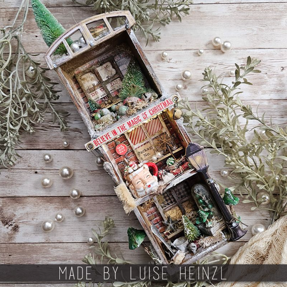Tim Holtz idea-ology Christmas Woodland Trees Alpine th94358 luise
