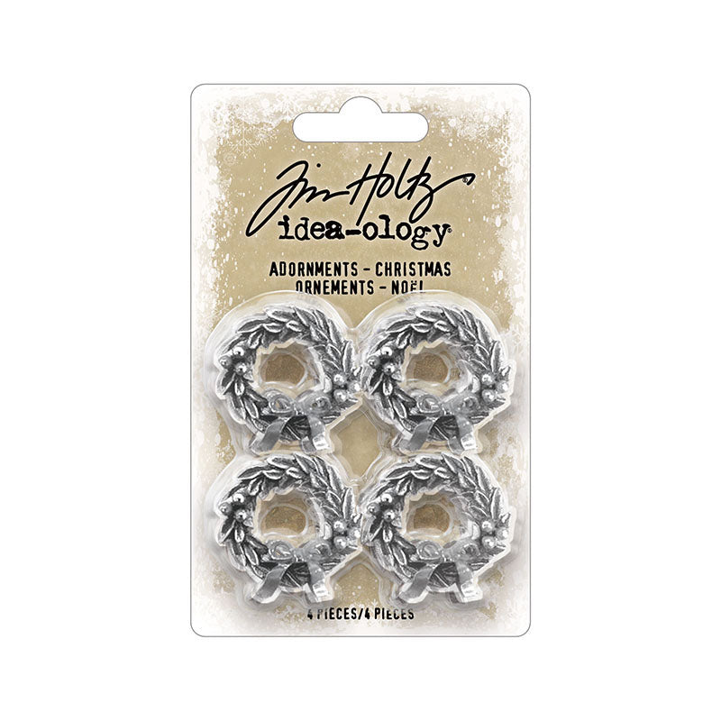 Tim Holtz idea-ology Christmas Wreath Adornments th94300