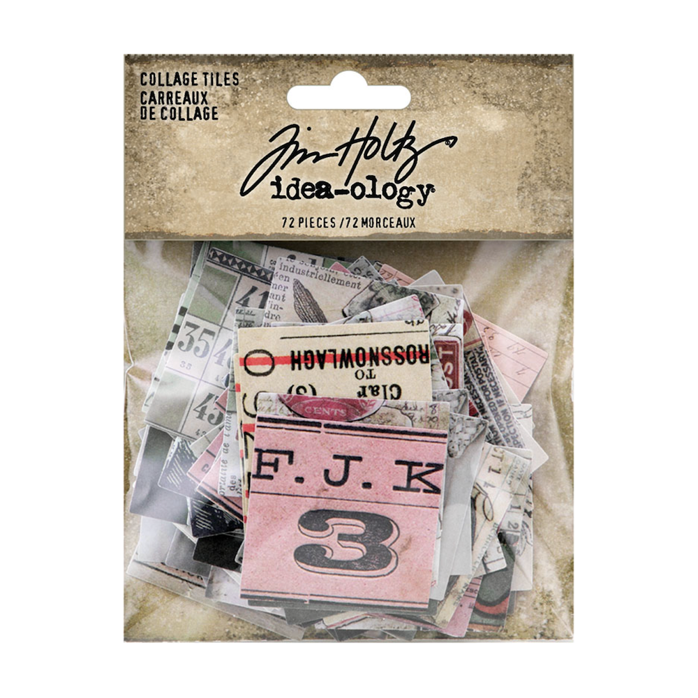 Tim Holtz idea-ology Collage Tiles th94217