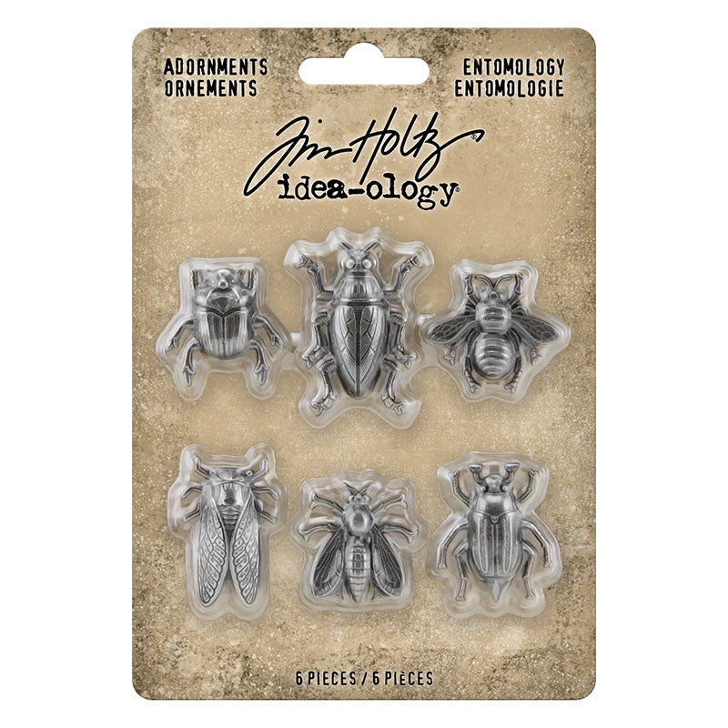 Tim Holtz idea-ology ENTOMOLOGY ADORNMENTS th94079