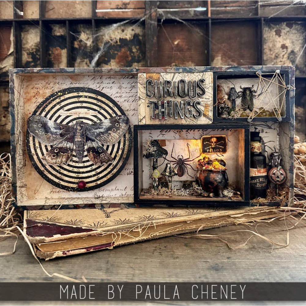 Tim Holtz idea-ology ENTOMOLOGY ADORNMENTS th94079 moth