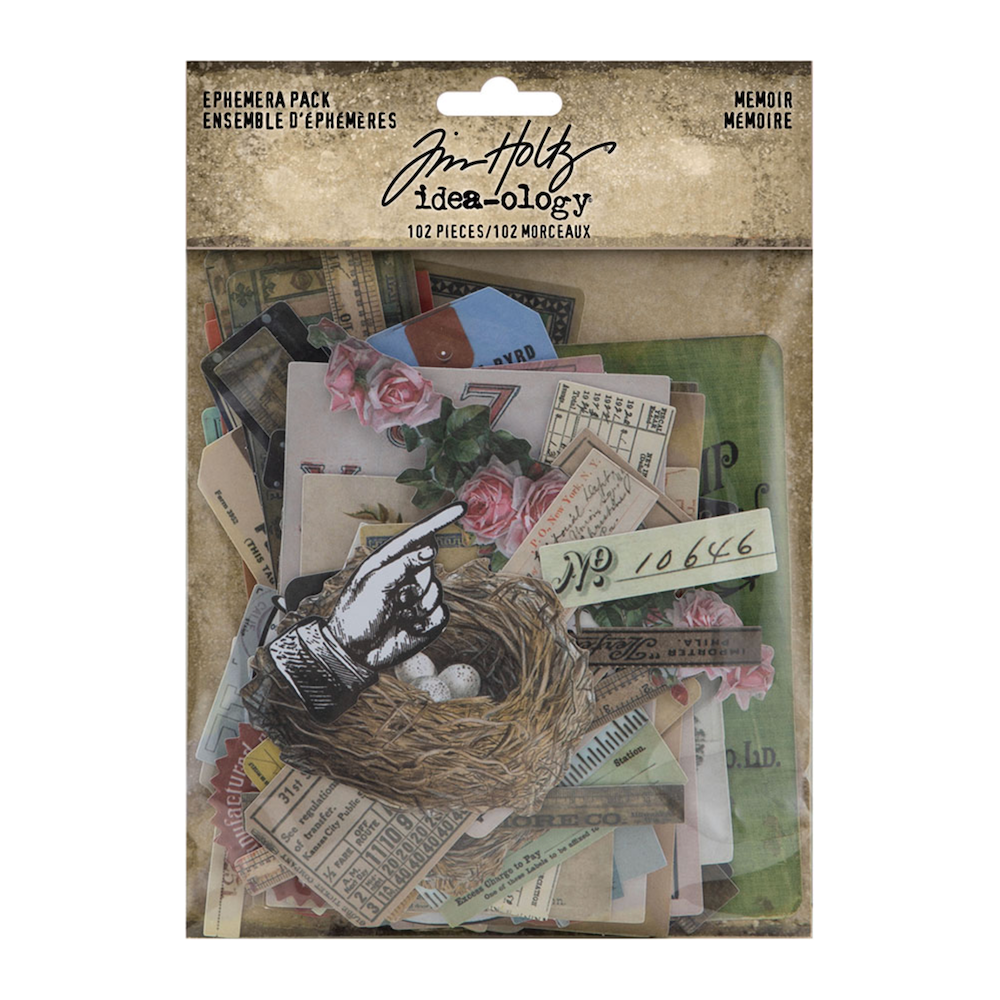 Tim Holtz idea-ology EPHEMERA PACK MEMOIR th94221