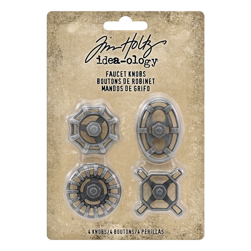 Tim Holtz idea-ology FAUCET KNOBS th93677