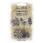 Tim Holtz idea-ology FESTiVE Adornments th93990