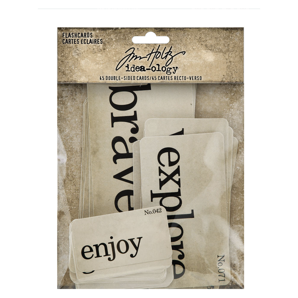 Tim Holtz idea-ology FLASHCARDS th94224